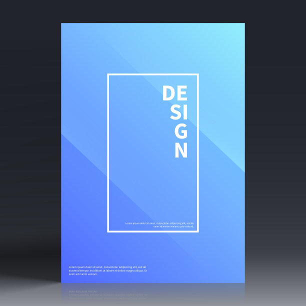 宣传册模板布局，蓝色封面设计，企业年度报告，传单，杂志图片下载