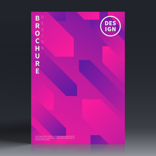 宣传册模板布局，粉色封面设计，企业年度报告，传单，杂志图片下载
