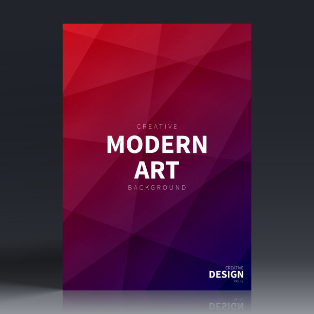 宣传册模板排版，红色封面设计，企业年报，传单，杂志图片下载