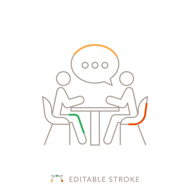 遇到多色线图标与可编辑的Stroke图片下载