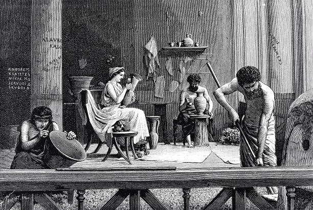 古希腊的陶器图片下载