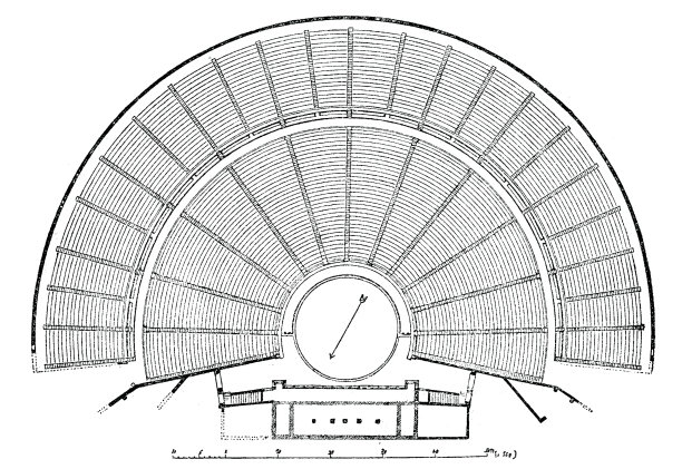 埃皮达鲁斯剧院的平面图图片下载