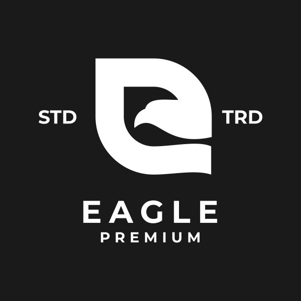 鹰字母图标设计插图图片下载