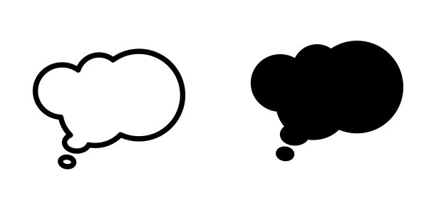 气泡语音图标图片下载