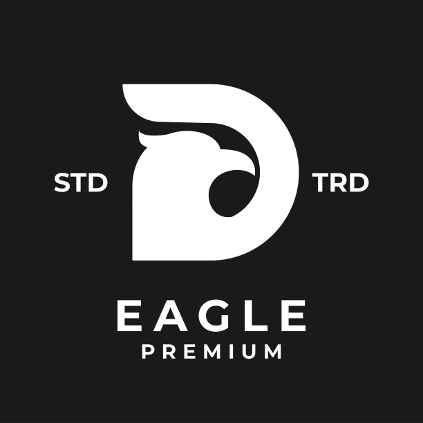 D鹰字母图标设计插图图片下载