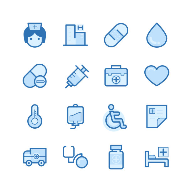 医疗保健图标图片下载