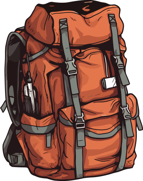 露营装备背包图片下载