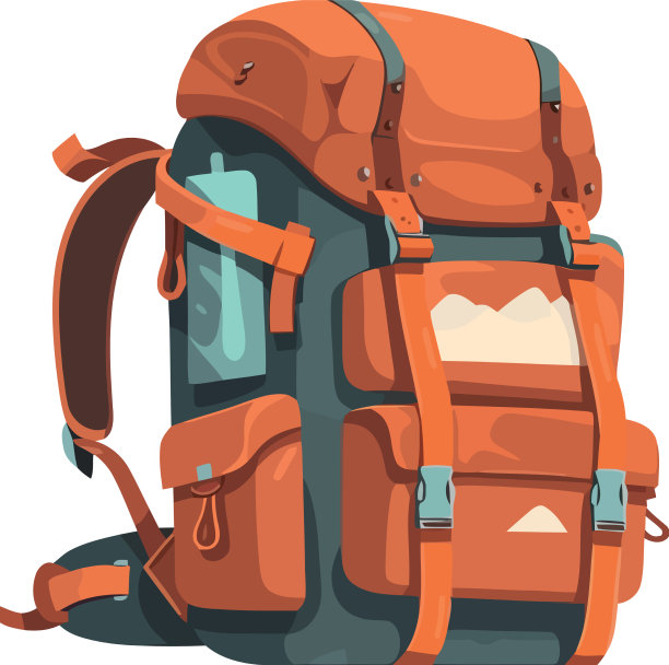 徒步旅行的好背包图片下载