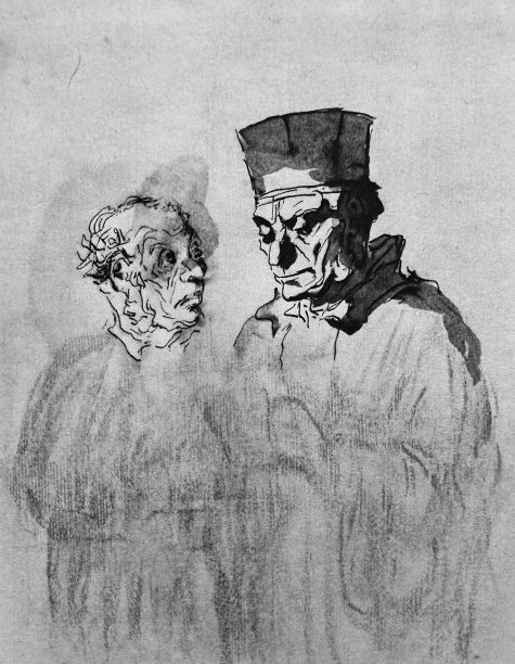 两个脾气暴躁的老头在聊天图片下载