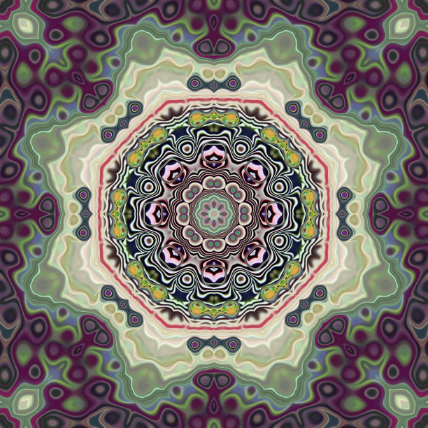 美丽的蟒蛇皮肤图案具有独特的传统蜡染主题。美丽的抽象装饰万花筒图案，无缝图案，螺旋，曼荼罗，几何和极地图片下载