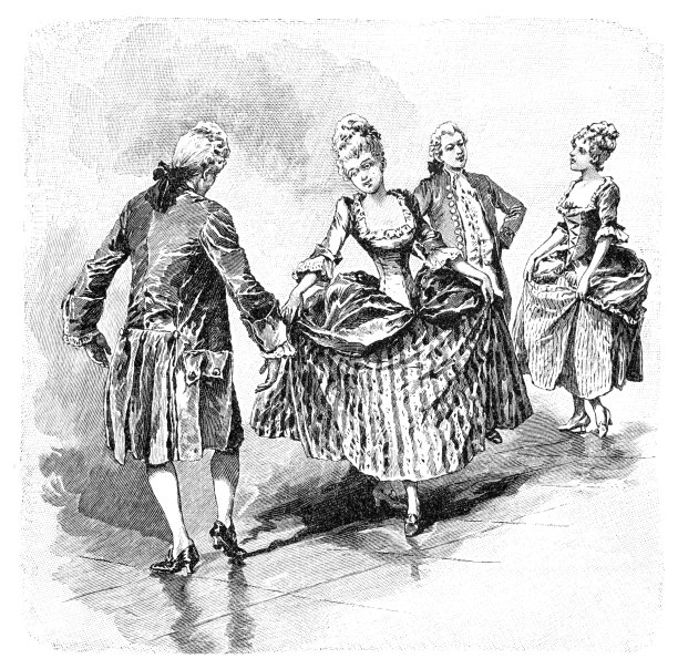 Menuett 18世纪法国的传统舞蹈图片下载