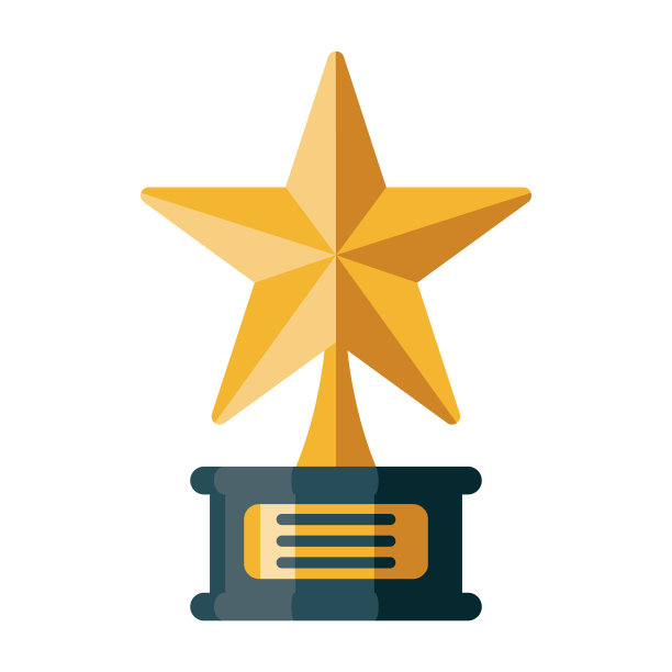 透明背景上的奖杯图标图片下载