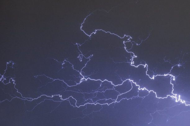 亚利桑那州季风闪电图片下载