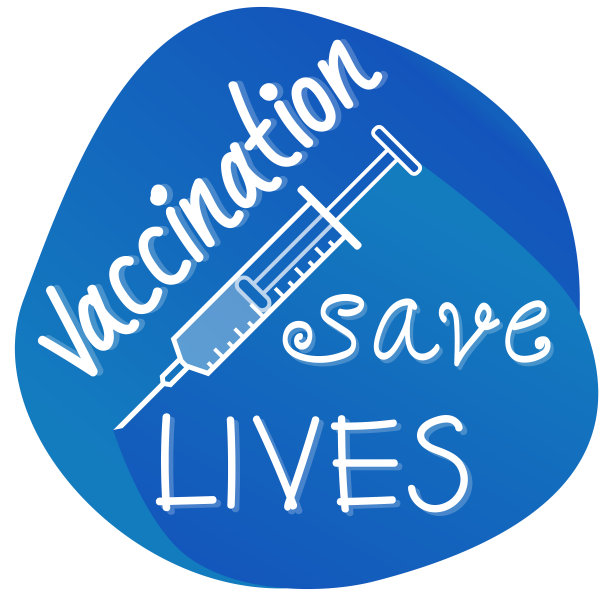 疫苗接种拯救生命，手绘排版引用图片下载