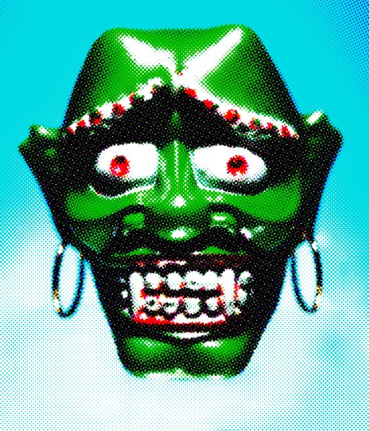 绿色怪物的头图片下载