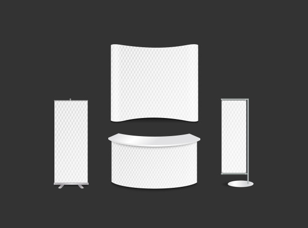 广告展板模板设计用图片下载