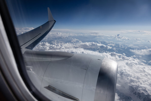 从飞机上拍摄的我们巨大美丽的星球图片下载