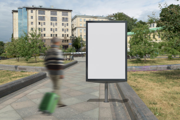 街头海报广告牌模拟图片下载