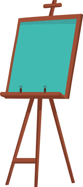 艺术家画架设计图片下载