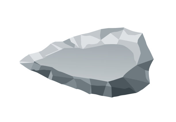 史前新石器时代锋利的燧石图片下载