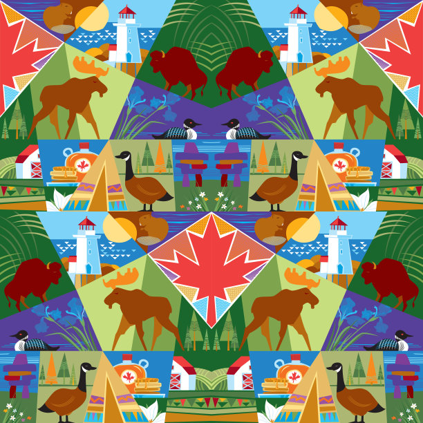 加拿大国庆日快乐!图片下载