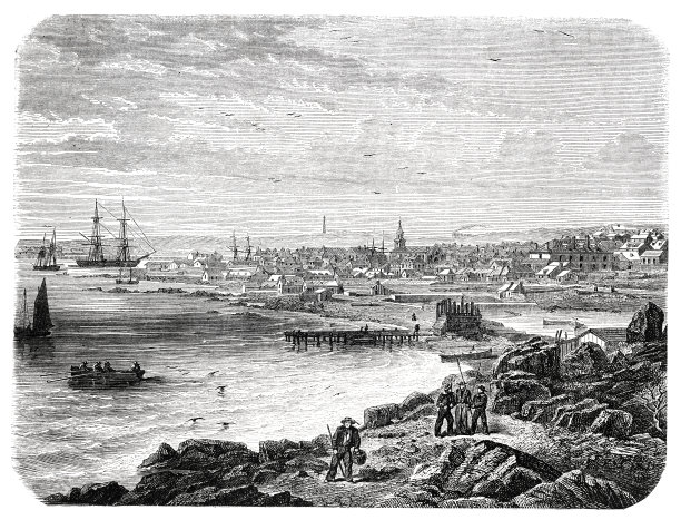 1863年加拿大纽芬兰的圣约翰图片下载