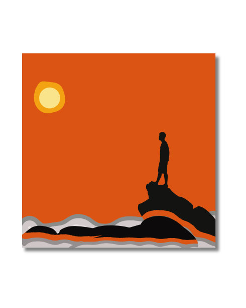 独自登山图片下载