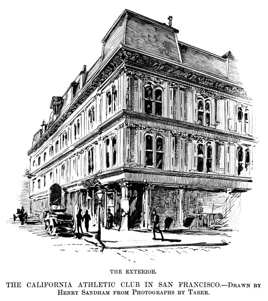 位于旧金山的加州运动俱乐部的外观图片下载