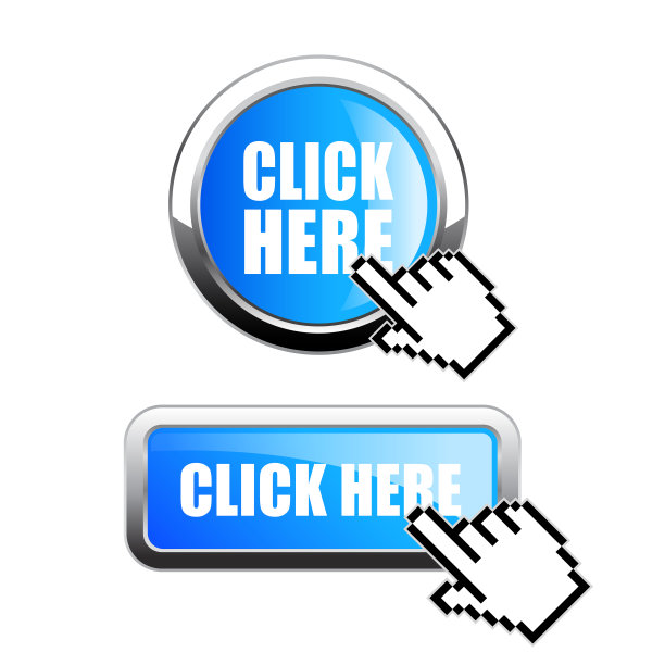 用鼠标光标点击“这里”网页按钮图片下载