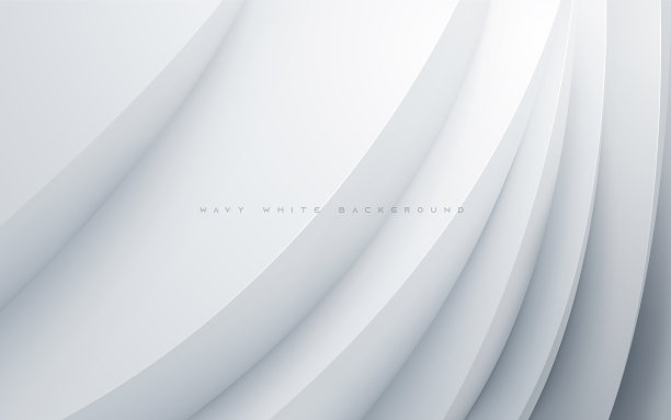白色抽象背景。动态形状维度层。图片下载