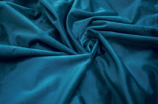 海军蓝纺织品背景，蓝色天鹅绒褶皱背景图像，蓝色织物丝绸背景网页设计壁纸，图片下载