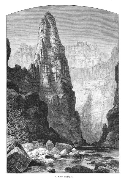 卡纳布峡谷，犹他州，美国，《美国地理图片下载