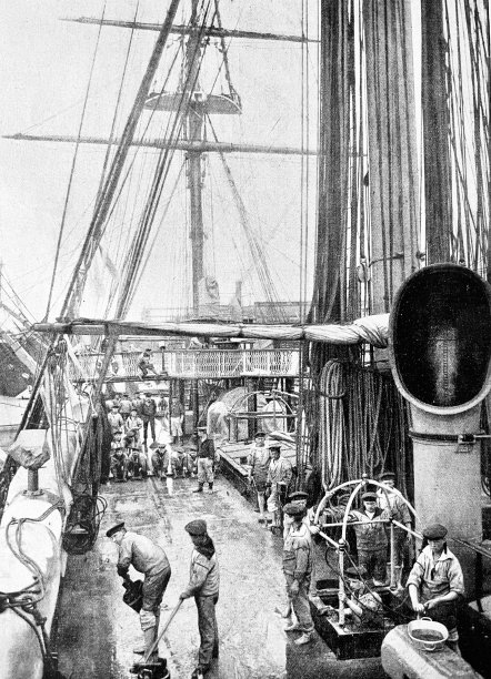 海军陆战队和他们在帆船上的生活图片下载