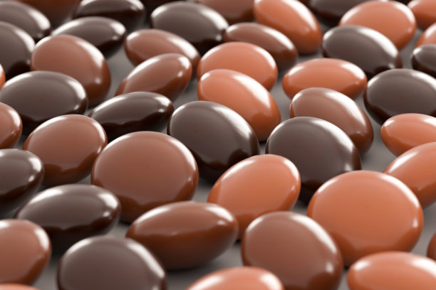 3D渲染巧克力糖果图片下载