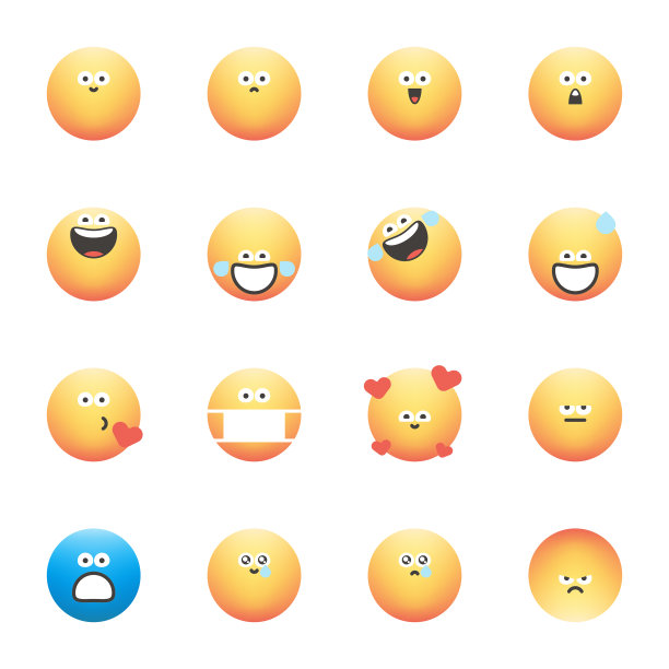 表情符号，大头，小特征图片下载