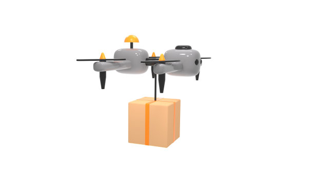 无人机或飞机三维数字生成图像说明技术图片下载