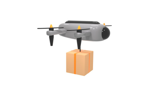 无人机或飞机三维数字生成图像说明技术图片下载