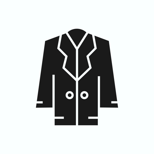 夹克的概念。时尚和风格。平面矢量插图隔离在白色背景图片下载