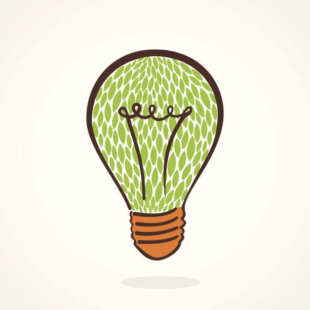 绿色灯泡图片下载