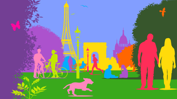 公园生活-巴黎图片下载