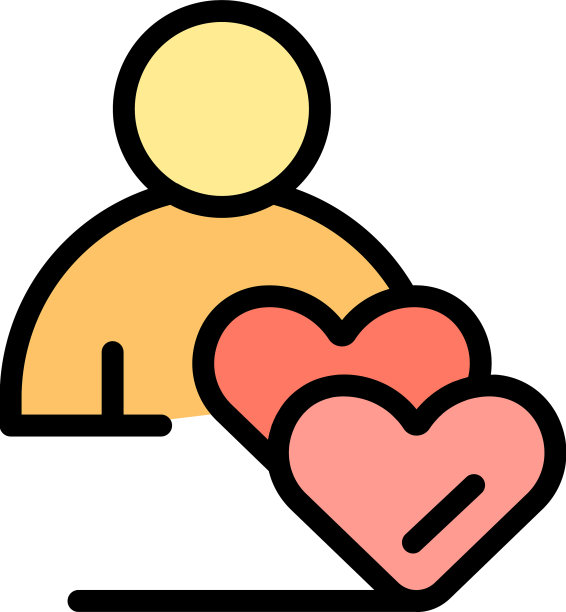 爱情关系图标扁平图片下载