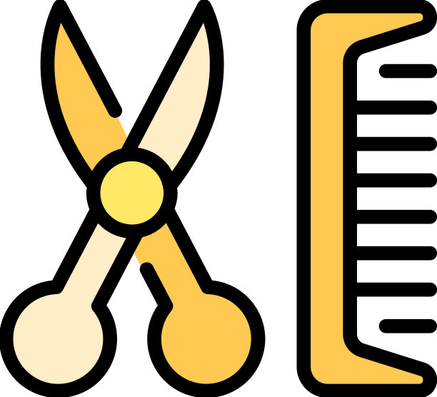 狗狗护理工具图标扁平图片下载