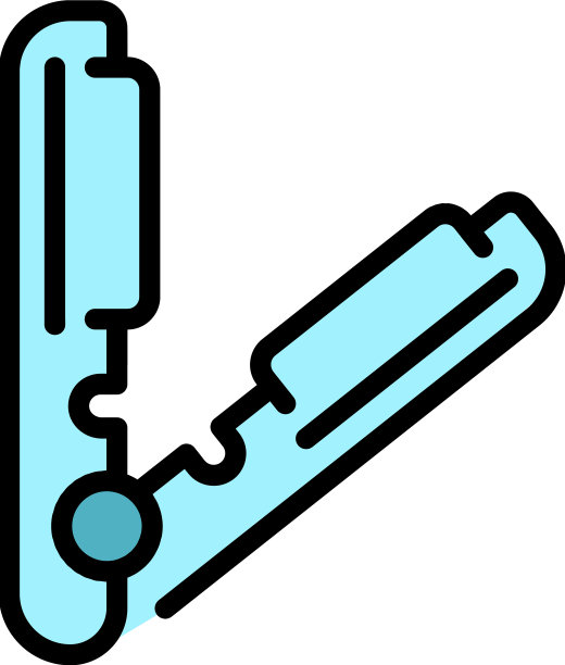 现代直发器图标扁平图片下载