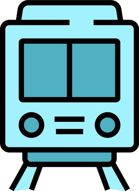 地铁图标扁平图片下载