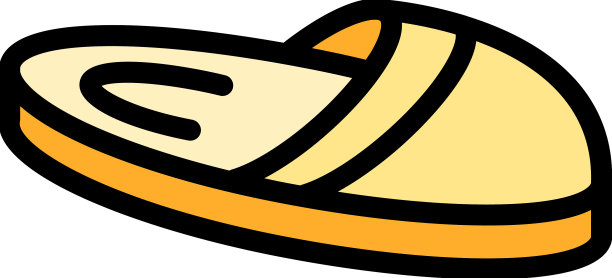 家拖鞋舒适图标平图片下载