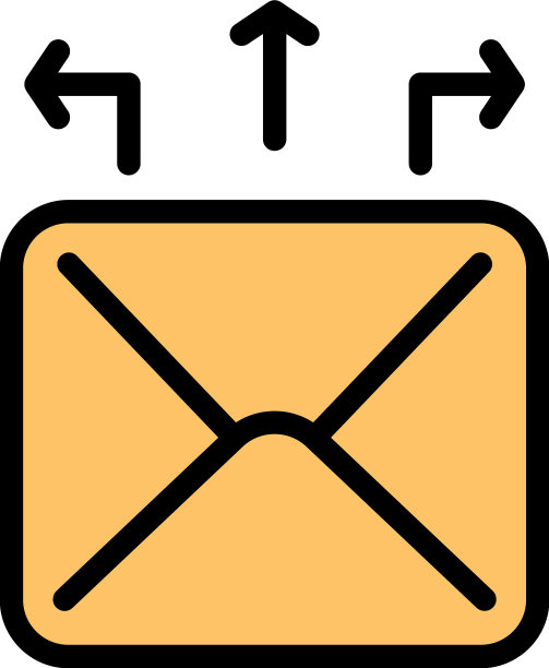 营销邮件图标扁平图片下载