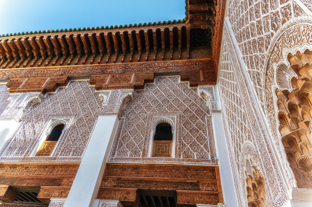 本·优素福医学院是摩洛哥马拉喀什的一所伊斯兰学院，也是摩洛哥最大的医学院。图片下载