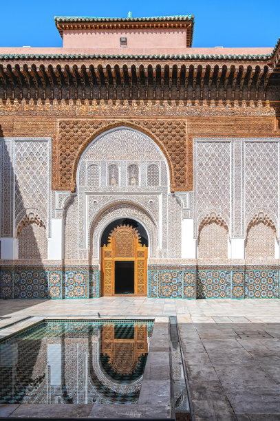 本·优素福医学院是摩洛哥马拉喀什的一所伊斯兰学院，也是摩洛哥最大的医学院。图片下载