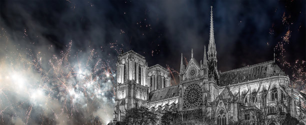 巴黎圣母院，也被称为巴黎圣母院大教堂或简称巴黎圣母院，是法国巴黎的一座哥特式罗马天主教大教堂图片下载