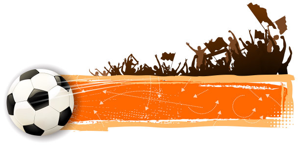 足球有趣的旗帜图片下载